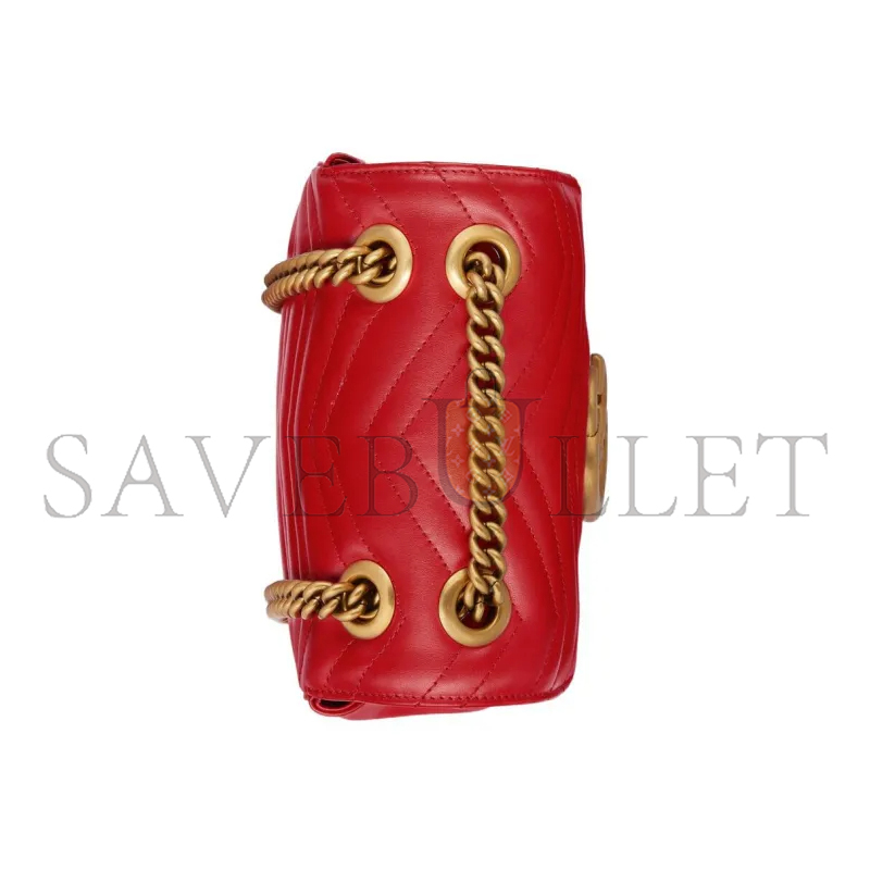 G*u*i gg marmont mini shoulder bag 739682 (18*15*8cm)